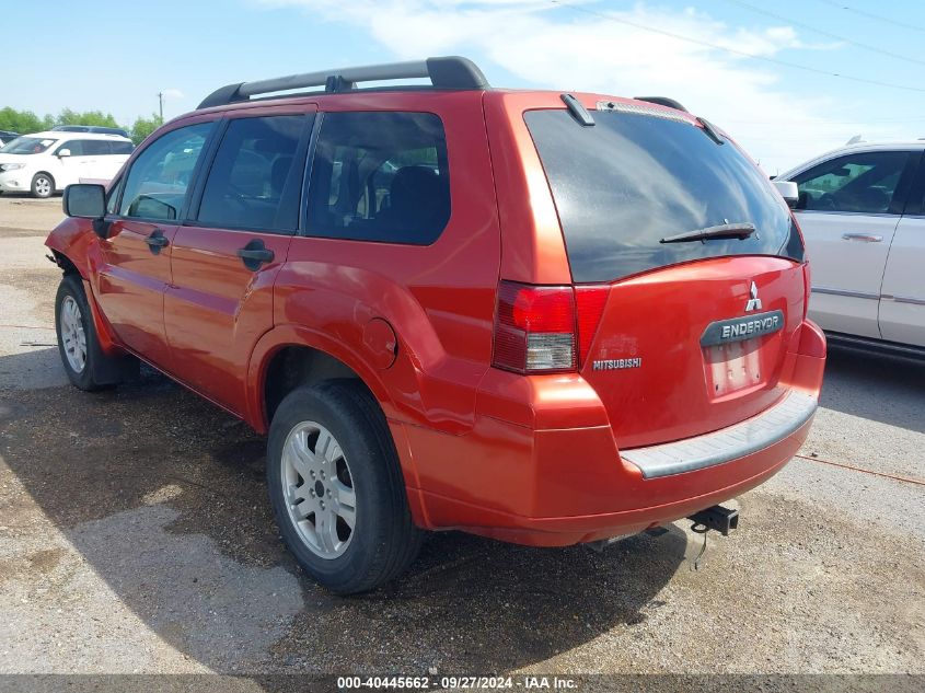 2008 Mitsubishi Endeavor Ls VIN: 4A4MM21S88E009098 Lot: 40445662