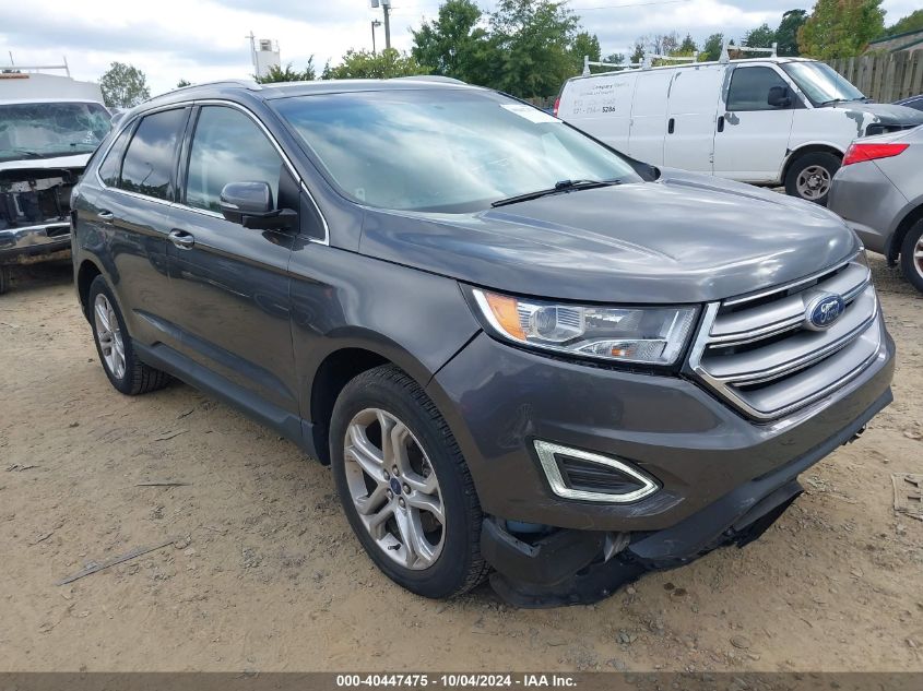 2017 Ford Edge Titanium VIN: 2FMPK4K94HBC32649 Lot: 40447475