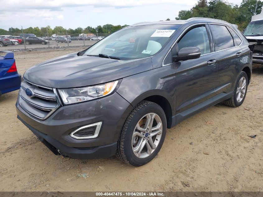 2017 Ford Edge Titanium VIN: 2FMPK4K94HBC32649 Lot: 40447475