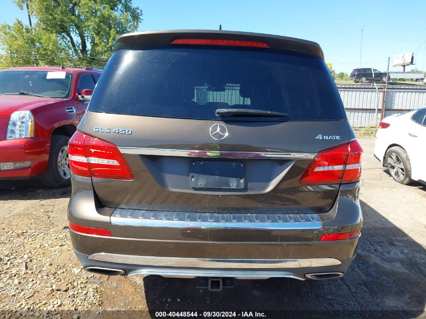 2017 Mercedes-Benz Gls 450 4Matic VIN: 4JGDF6EE3HA824471 Lot: 40448544