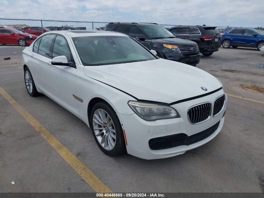 2014 BMW 740I VIN: WBAYA6C55ED144120 Lot: 40448865