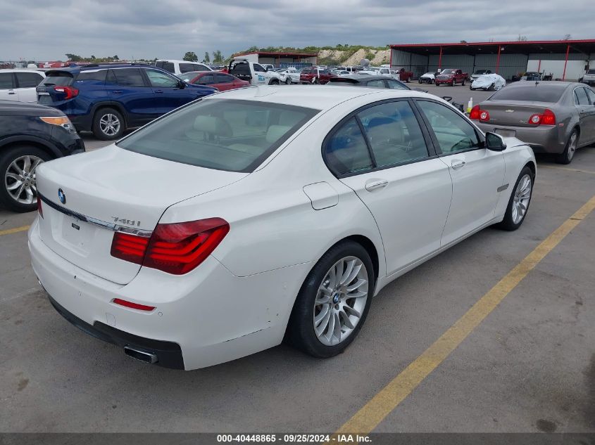 2014 BMW 740I VIN: WBAYA6C55ED144120 Lot: 40448865