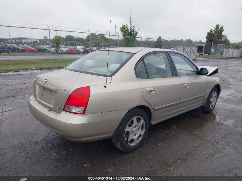 2001 Hyundai Elantra Gls VIN: KMHDN45D81U088842 Lot: 40451914