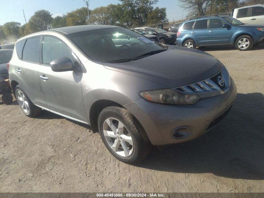 2009 Nissan Murano Sl VIN: JN8AZ18W19W122597 Lot: 40453880