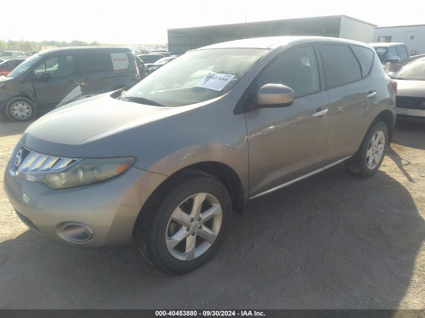 2009 Nissan Murano Sl VIN: JN8AZ18W19W122597 Lot: 40453880