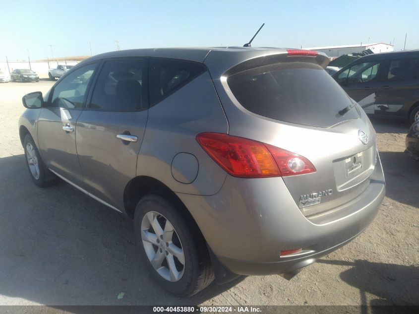 2009 Nissan Murano Sl VIN: JN8AZ18W19W122597 Lot: 40453880