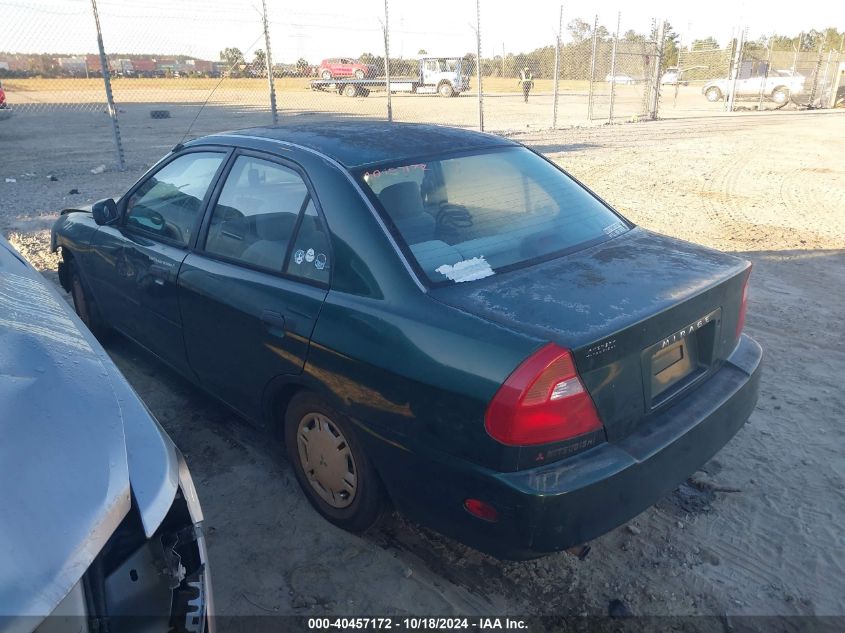 1999 Mitsubishi Mirage De VIN: JA3AY26A0XU017889 Lot: 40457172