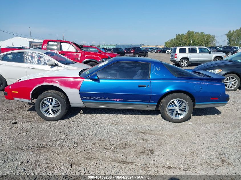 1987 Pontiac Firebird VIN: 1G2FS21H1HN251827 Lot: 40459286