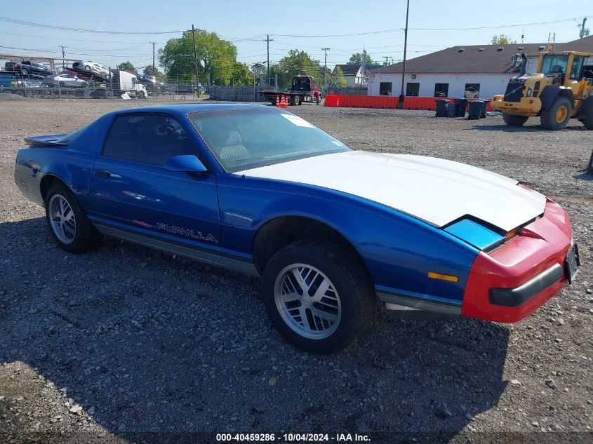 1987 Pontiac Firebird VIN: 1G2FS21H1HN251827 Lot: 40459286