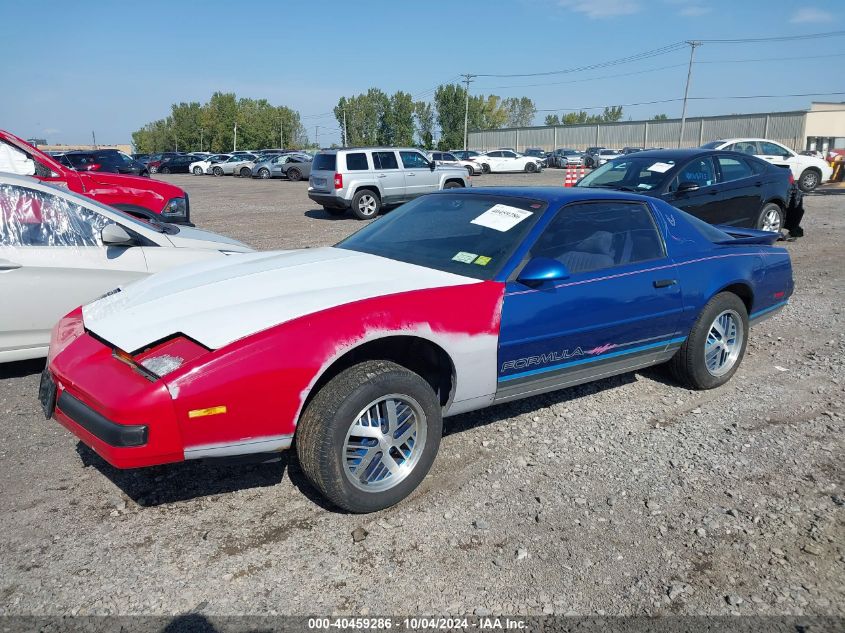 1987 Pontiac Firebird VIN: 1G2FS21H1HN251827 Lot: 40459286