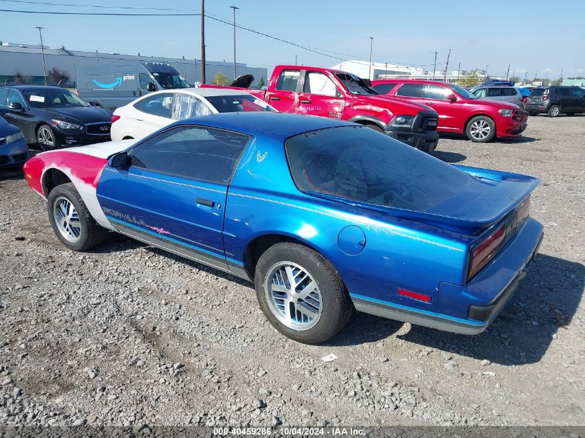 1987 Pontiac Firebird VIN: 1G2FS21H1HN251827 Lot: 40459286