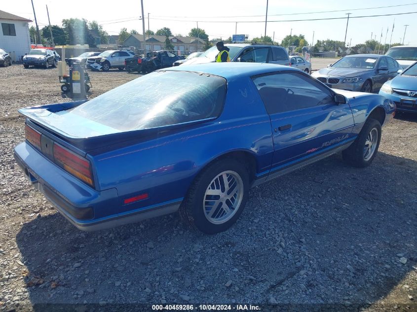 1987 Pontiac Firebird VIN: 1G2FS21H1HN251827 Lot: 40459286