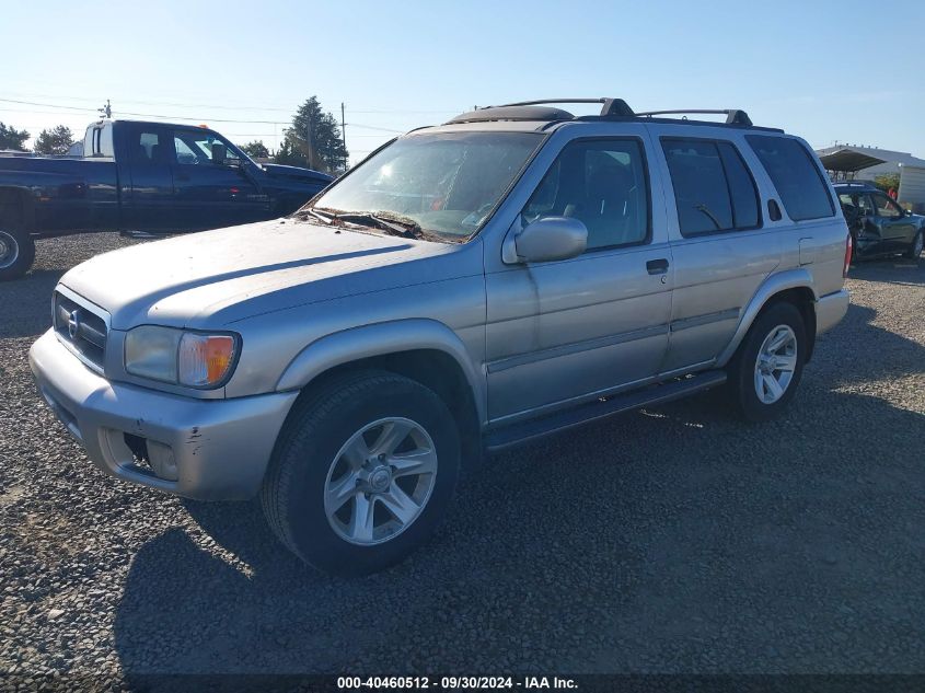 2002 Nissan Pathfinder Le/Se VIN: JN8DR09Y92W725598 Lot: 40460512