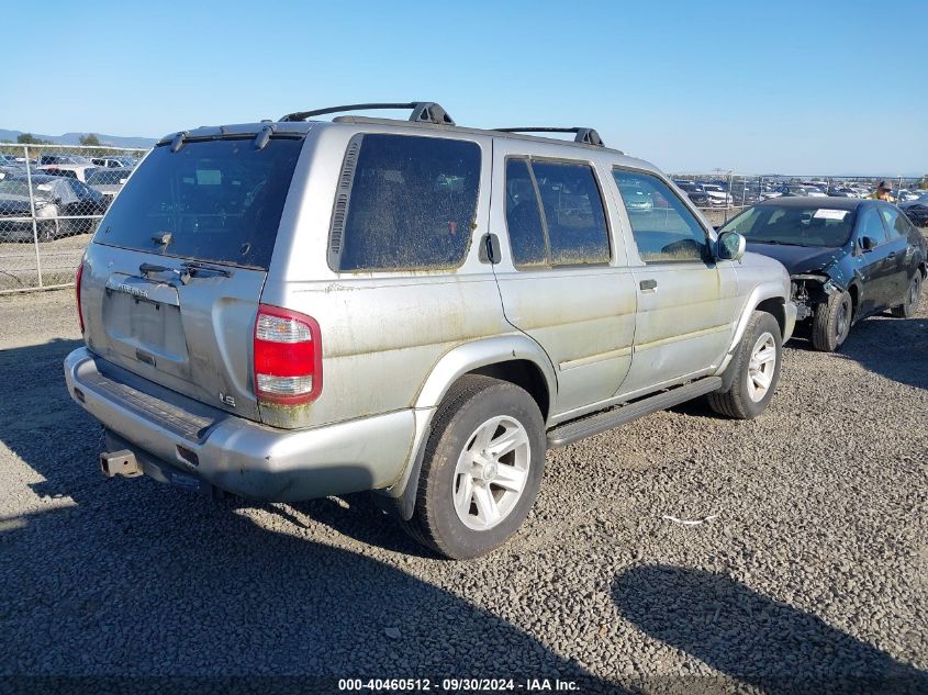 2002 Nissan Pathfinder Le/Se VIN: JN8DR09Y92W725598 Lot: 40460512