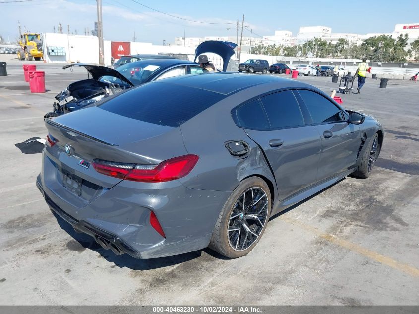 2020 BMW M8 Gran Coupe Competition VIN: WBSGV0C00LCD97817 Lot: 40463230