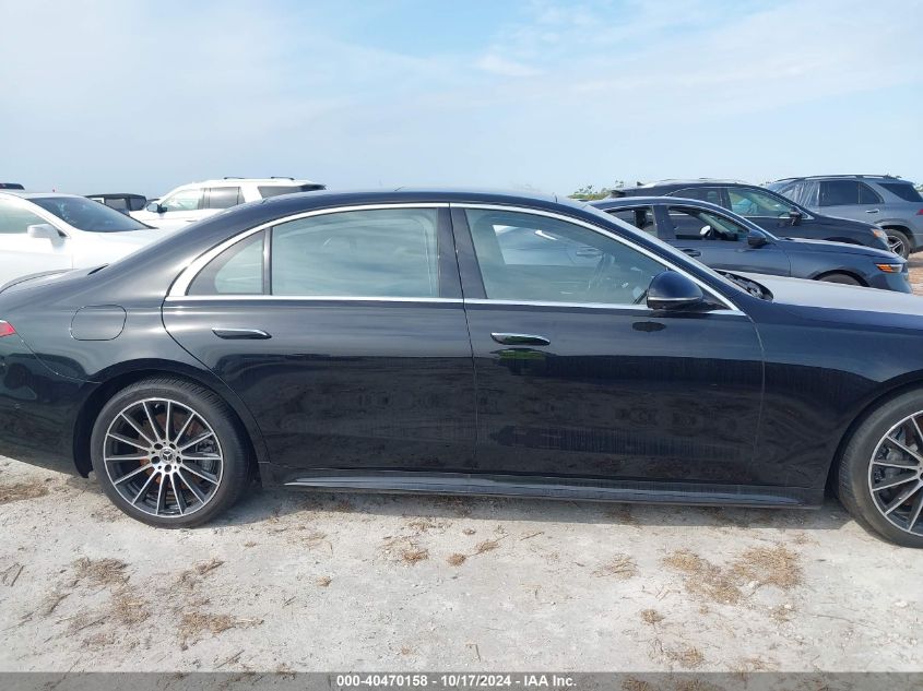 2021 Mercedes-Benz S 580 4Matic VIN: W1K6G7GB4MA022269 Lot: 40470158