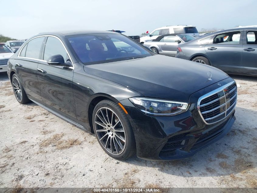 2021 Mercedes-Benz S 580 4Matic VIN: W1K6G7GB4MA022269 Lot: 40470158