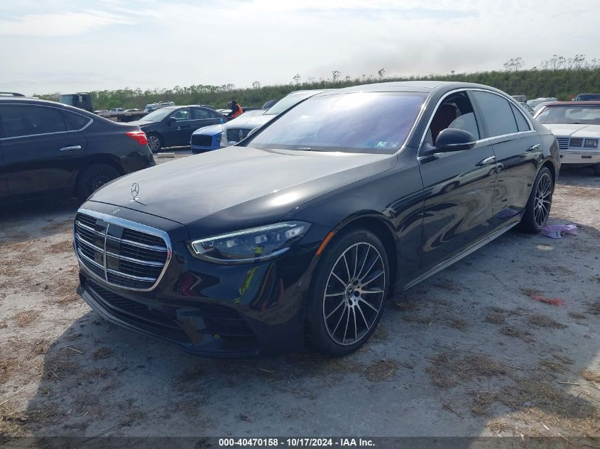 2021 Mercedes-Benz S 580 4Matic VIN: W1K6G7GB4MA022269 Lot: 40470158