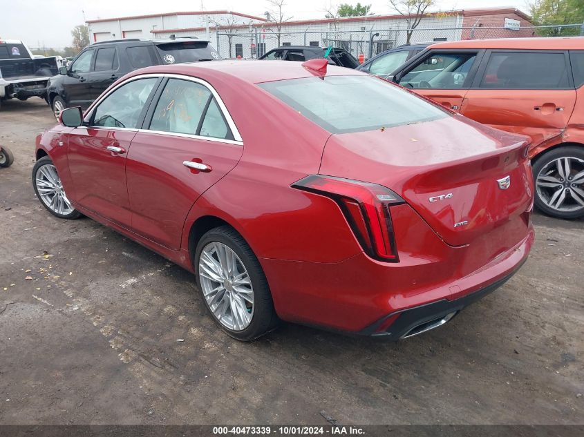 2020 Cadillac Ct4 Premium Luxury VIN: 1G6DF5RK4L0139492 Lot: 40473339