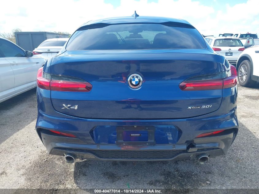 2019 BMW X4 xDrive30I VIN: 5UXUJ3C58KLG55162 Lot: 40477014