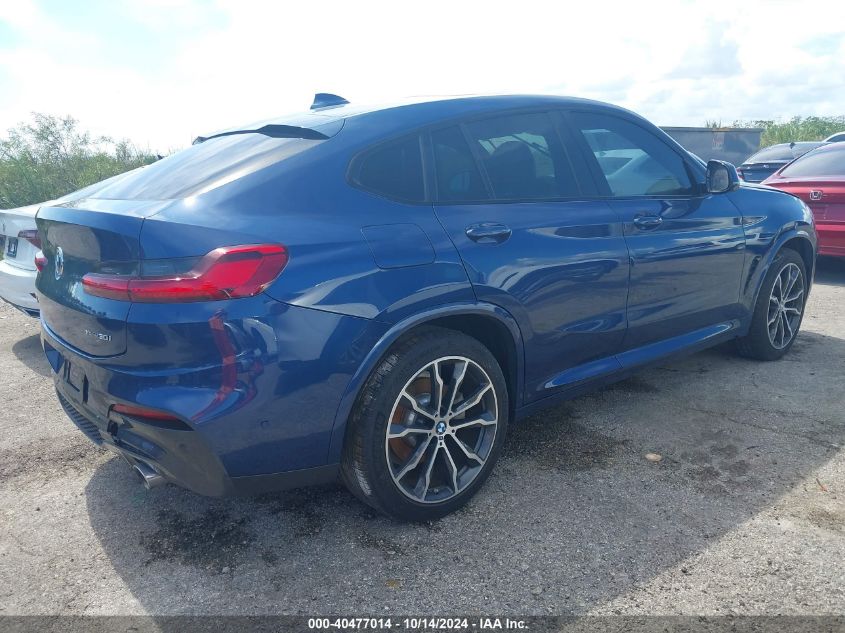 2019 BMW X4 xDrive30I VIN: 5UXUJ3C58KLG55162 Lot: 40477014