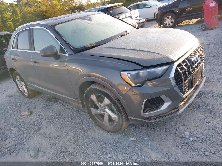 2020 Audi Q3 Premium 45 Tfsi Quattro Tiptronic VIN: WA1AECF31L1083388 Lot: 40477506