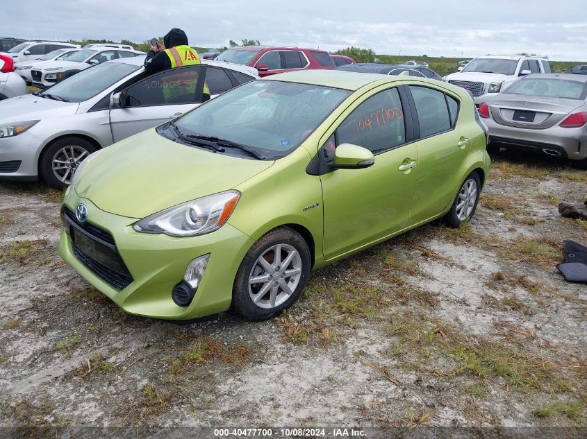 2015 Toyota Prius C Three VIN: JTDKDTB36F1097813 Lot: 40477700