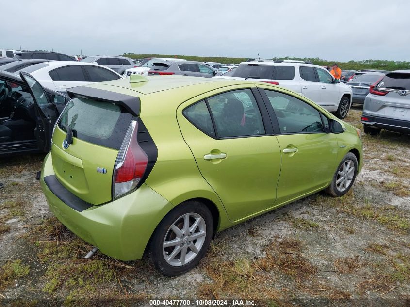 2015 Toyota Prius C Three VIN: JTDKDTB36F1097813 Lot: 40477700