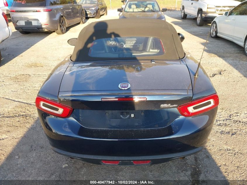 2018 Fiat 124 Spider Classica VIN: JC1NFAEK4J0136182 Lot: 40477942