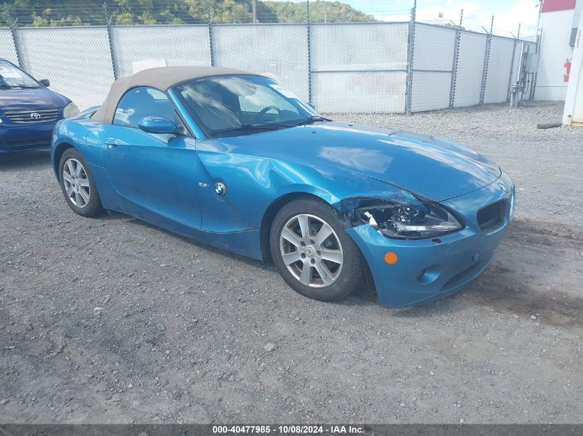 2005 BMW Z4 2.5I VIN: 4USBT33505LR71573 Lot: 40477985