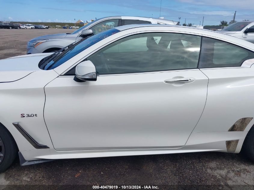 2017 Infiniti Q60 3.0T Red Sport 400 VIN: JN1FV7EK0HM610163 Lot: 40479019