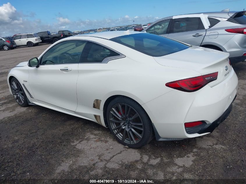 2017 Infiniti Q60 3.0T Red Sport 400 VIN: JN1FV7EK0HM610163 Lot: 40479019