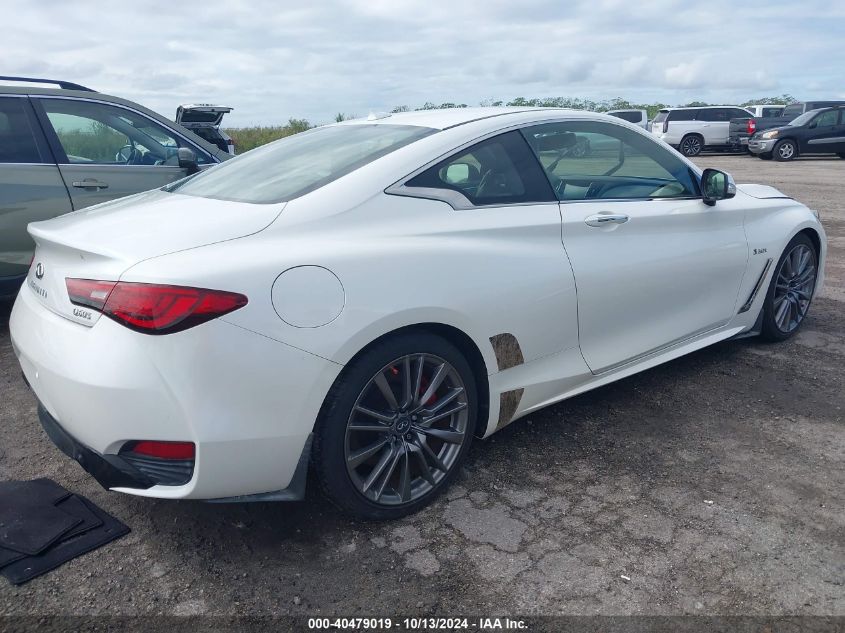 2017 Infiniti Q60 3.0T Red Sport 400 VIN: JN1FV7EK0HM610163 Lot: 40479019