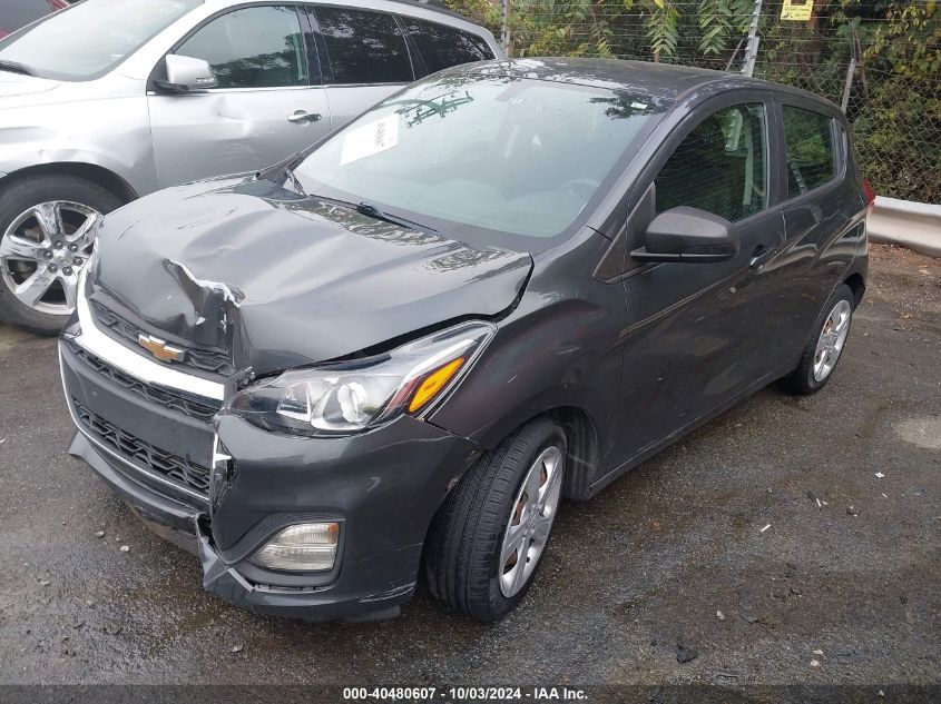 2021 Chevrolet Spark Fwd Ls Automatic VIN: KL8CB6SA3MC739439 Lot: 40480607