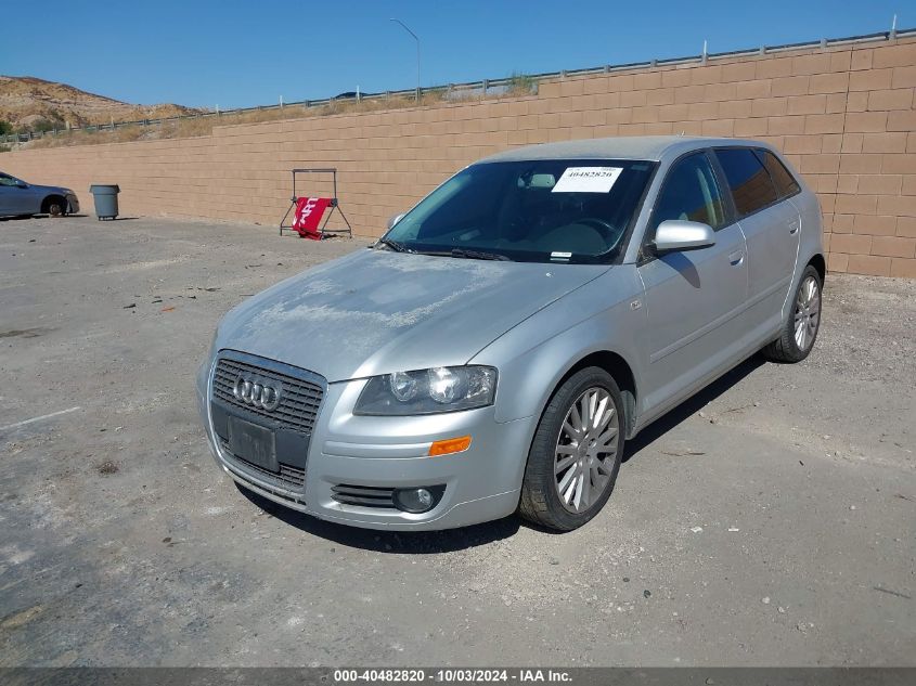 2006 Audi A3 2.0 Premium VIN: WAUNF78P86A189723 Lot: 40482820