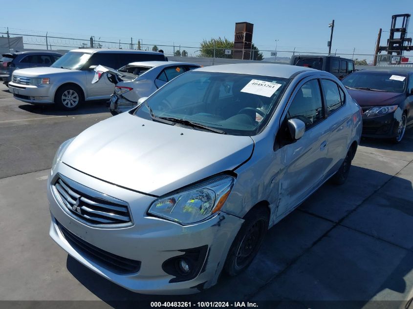 2018 Mitsubishi Mirage G4 Es VIN: ML32F3FJ4JHF16346 Lot: 40483261