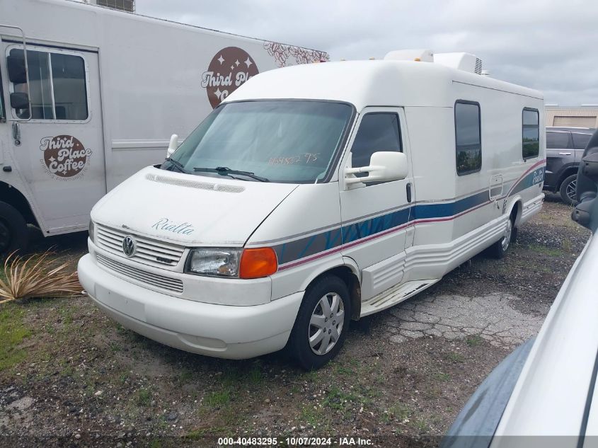 1997 Volkswagen Eurovan VIN: WV3AH8706VH122448 Lot: 40483295