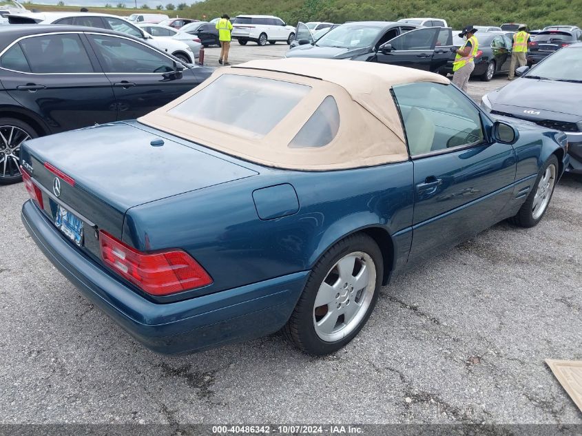 2000 Mercedes-Benz Sl 500 VIN: WDBFA68F3YF195005 Lot: 40486342