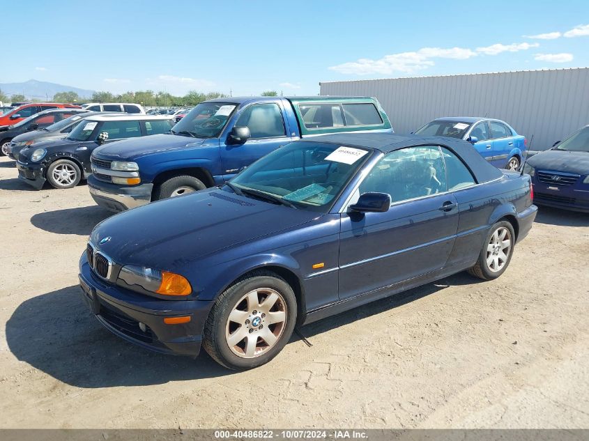 2001 BMW 325Ci VIN: WBABS33421JY54774 Lot: 40486822