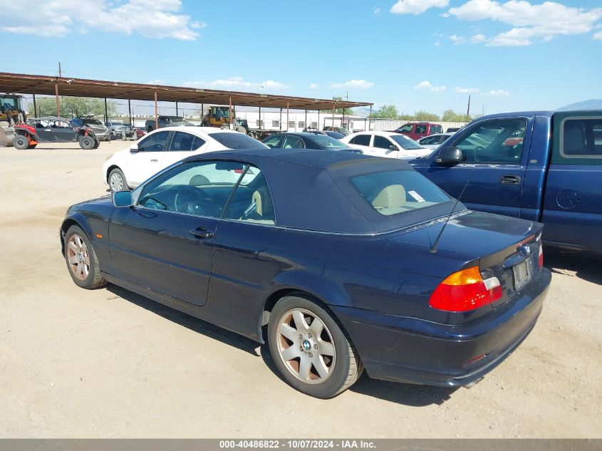 2001 BMW 325Ci VIN: WBABS33421JY54774 Lot: 40486822