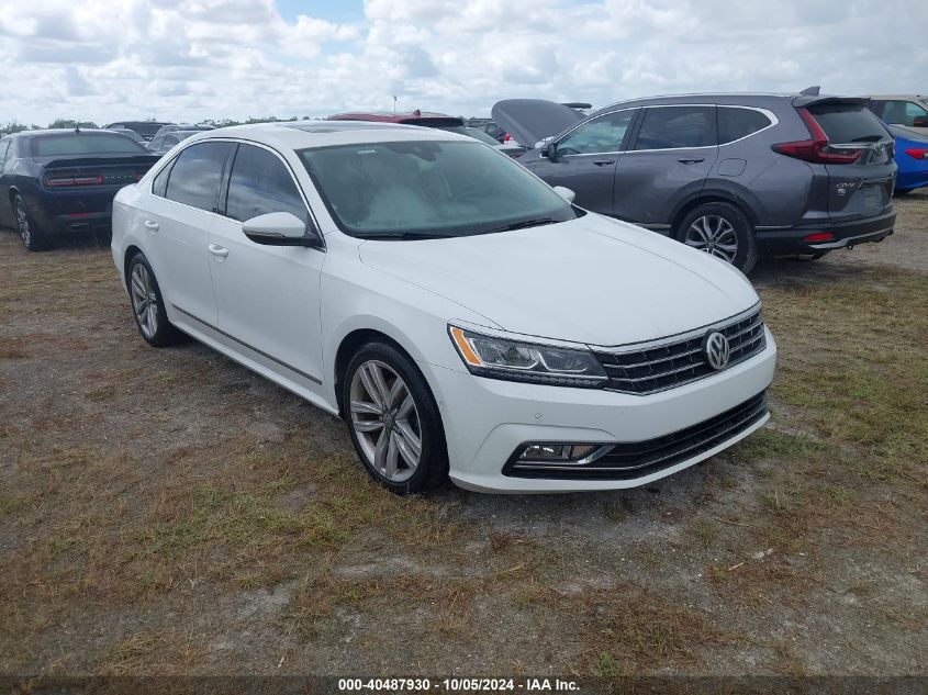 2017 Volkswagen Passat 1.8T Sel Premium VIN: 1VWCT7A36HC056215 Lot: 40487930