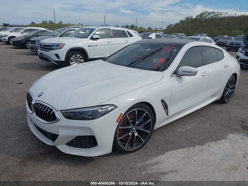 2020 BMW M850I Gtan Coupe xDrive VIN: WBAGV8C0XLCD68313 Lot: 40488266