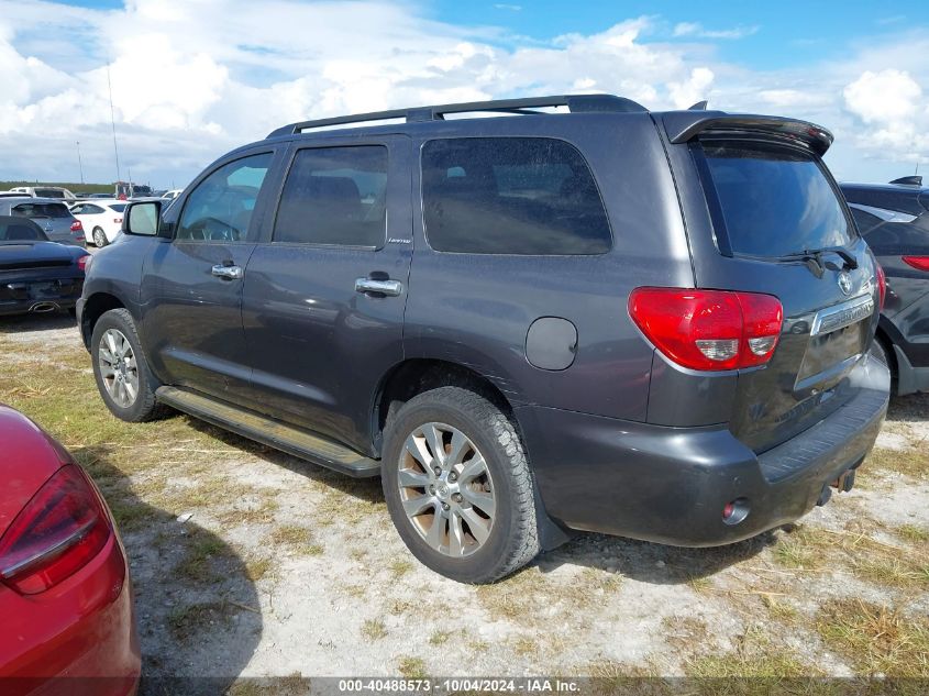 2013 Toyota Sequoia Limited 5.7L V8 VIN: 5TDJY5G15DS087504 Lot: 40488573