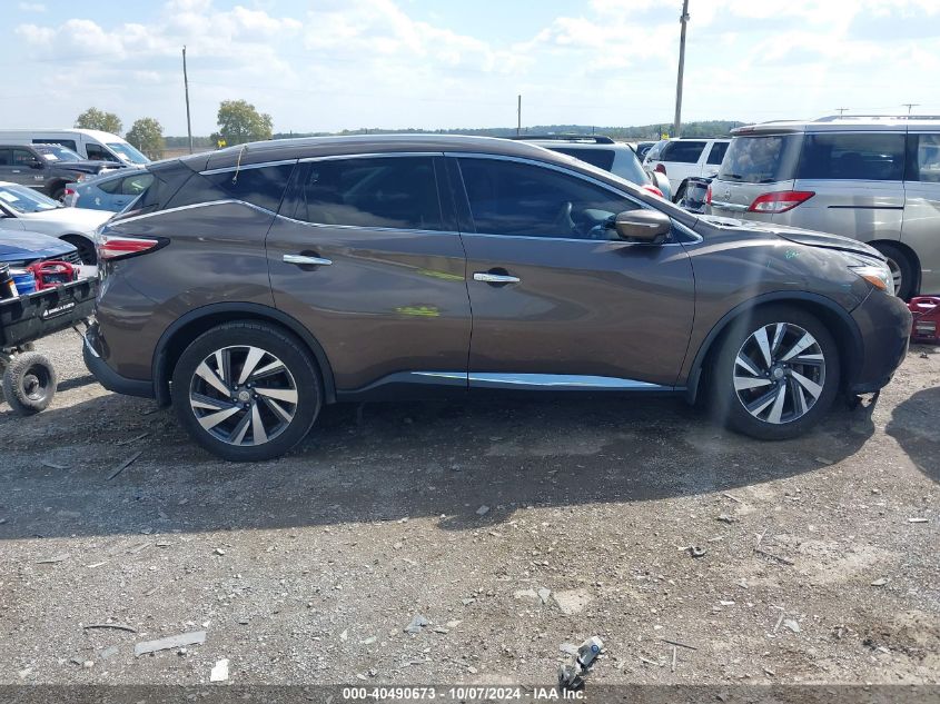 2015 Nissan Murano Platinum VIN: 5N1AZ2MH2FN211715 Lot: 40490673