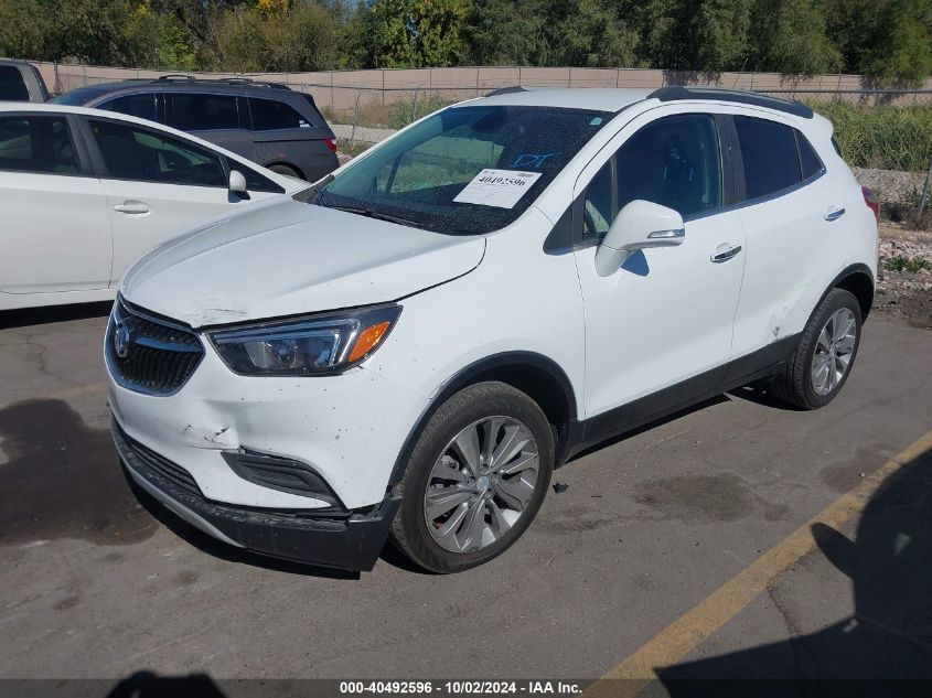 2019 Buick Encore Awd Preferred VIN: KL4CJESB0KB963651 Lot: 40492596