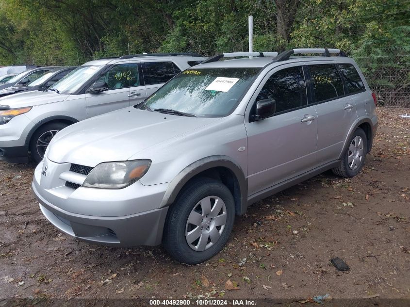 2003 Mitsubishi Outlander Ls VIN: JA4LX31G03U077643 Lot: 40492900