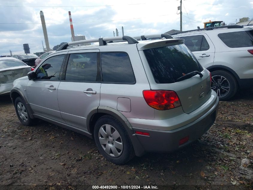 2003 Mitsubishi Outlander Ls VIN: JA4LX31G03U077643 Lot: 40492900