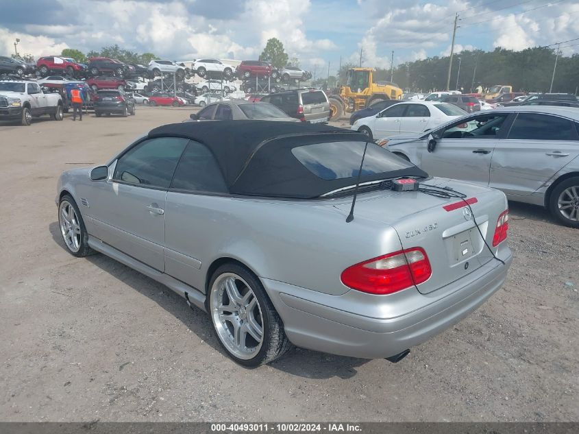 2000 Mercedes-Benz Clk 430 VIN: WDBLK70G4YT032892 Lot: 40493011