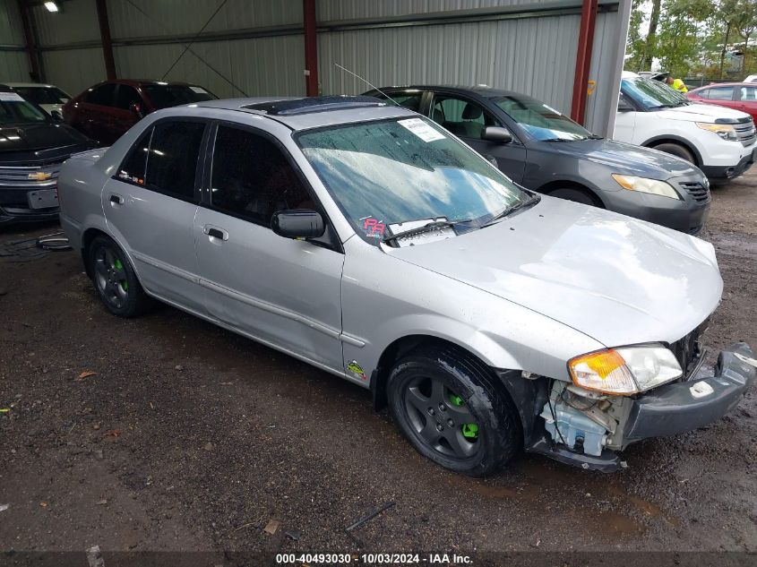 2000 Mazda Protege Es VIN: JM1BJ2217Y0201185 Lot: 40493030