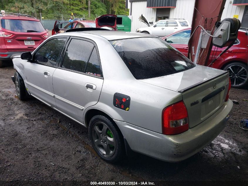 2000 Mazda Protege Es VIN: JM1BJ2217Y0201185 Lot: 40493030